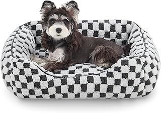FURTIME Pet Sofa Bed Small Dog Bed,Dog Cat Bed Small Pet Sofa Bed, Soft Wool Fleece Small Dog bed, Washable Dog Bed for Dogs/Puppies/Cats/Kittens, 51x49x16cm