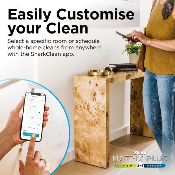 Shark Matrix Plus 2-in-1 Robot Vacuum and Mop with Self-charging Base, Grey