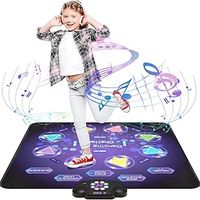 Dance Mat for Kids, LED Light-Up 8-Button Dance Pad with Adjustable Volume, Built-In Music, Bluetooth Function, 8 Modes and 3 Difficulty Levels, for Kids Age 3-12
