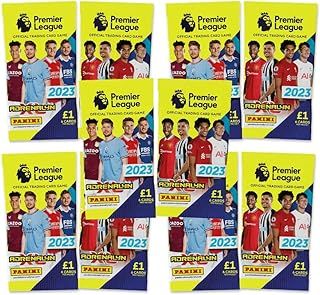EPL 2022-23 Panini Adrenalyn XL Premier League Cards - 10-Pack Set (6 Cards per Pack) (Total of 60 Cards)