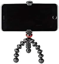 JOBY GorillaPod Mobile Mini, Flexible Mini Tripod for Smartphones, Compatible with iPhone, Android and Windows Smartphones, for Content Creation, Vlogging, Live Streaming, Tik Tok - Black