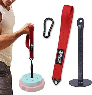 J Bryant Fitness Arm Wrestling Training Strap Belt Forearm Exercise Equipment Strengthener and Power Trainer for Cable Machine and Free Weight Workout…