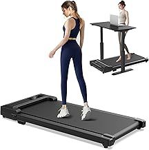Kerolina Walking Pad Treadmill for Home - Under Desk Treadmills Mini Portable Walking Running Machine Slim Compact Motorized Electric Treadmill with Adjustable Speed Remote
