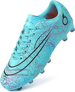 Boys' Football Boots Kids Astro Turf Trainers Spikes Football Shoes Girls Cleats Soccer Shoes Junior Sports Shoes Outdoor Athletic Sneakers Unisex
