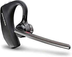 POLY by HP (Plantronics) Voyager 5200 Wireless Headset - Single-Ear Bluetooth Headset w/Noise-Canceling Mic - Ergonomic Design - Voice Controls - Lightweight - Connect to Mobile/Tablet via Bluetooth