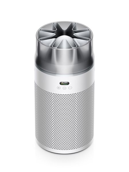 Dyson Hushjet Compact Purifier, Engineered for Powerful, Whisper-quiet, Whole-room Air Purification, Homes with Pets, Allergies, Fully-sealed filtration, 5-year no change filter (White/Silver)