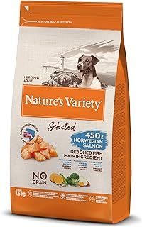 Nature's Variety Selected Mini Complete Dry Food with Norwegian Salmon 1.5 Kg