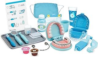Melissa & Doug Super Smile Dentist Kit for Kids Role Play Toys for 3+ Year Old Girls Educational Toys for 3 Year Old Boys Montessori Kids Toys Age 3,8.89 x 27.18 x 34.29 centimeters
