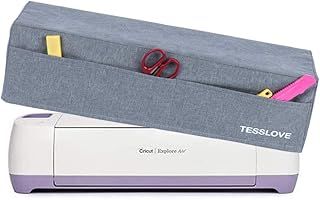 Dust Cover for Cricut Explore Air & Air 2 & Air 3, Cricut Maker and Explore 1, with 3 Pockets for Tools Accessories (1PCS Cover Only)