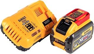 DEWALT DCB547 18v / 54v XR FLEXVOLT 9.0ah Battery + DCB118 Fast Charger, Yellow