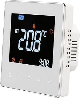 Wengart 24V Digital Thermostat WG538,Indoor Thermostatic Control,Weekly Programming,Colorful Display Suitable for Controlling Floor Heating and Hot Water Systems
