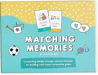 A Good Day Matching Memories Conversation Card Game, Dementia Friendly Activities for Adults, Alzheimer's Gifts, Games for Elderly/Seniors