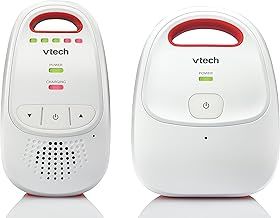 VTech BM1000 Digital Audio Baby Monitor, Parent Unit with Rechargeable Battery, Long Range, Digital Wireless Transmission, Baby Monitor with Crystal-Clear Sound, Plug & Play, Sound Indicator & Alerts