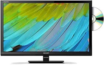 Sharp LC-24DHF4011K 24 Inch HD Ready LED TV with Freeview HD, 720p, Built-In DVD Player, 2 x HDMI, Scart, USB Record and Media Player