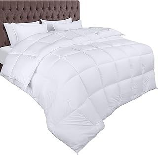 Utopia Bedding Duvet,10.5 Tog coverless Duvet with Corner Tabs, Box Stitched Quilt (Super King, White)