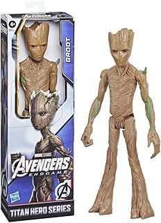 Marvel Avengers Titan Hero Series Groot Toy, 30-cm-scale Avengers: Endgame Figure, Marvel Toys for Children Aged 4 and Up