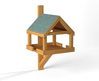 Home & Roost Hove Fence Wall Mounted Bird Table | Space Saving Wall Mounted Bird Feeder