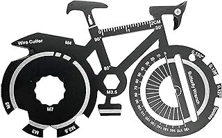 Multitool Wallet 20 in 1 Bicycle Multi Tool Card Survival Pocket Tool Multipurpose All in One Qiuck Repair, EDC Survival Gear, Bottle Opener, Camping Bike+Staple