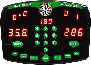 Thomas & Anca Club Supplies Ltd Darts Deluxe Electronic Dart Scorer Electronic Scoreboard For Dart Lovers Xmas Gift Dart Players Man Cave Gift Xmas Gift Present for him