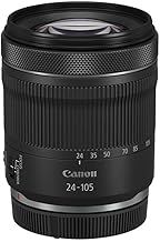 Canon RF Lens 24-105mm F4-7.1 IS STM - Standard Zoom Camera Lens with 5 Stop Optical Image Stabilizer for Landscape & Portraits | Canon EOS R System Compatible Camera Lens