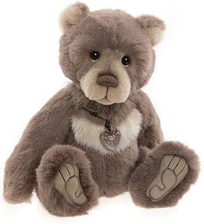 Charlie Bears - Knox | Brown Teddy Bear Plush - Fully Jointed | Collectable Cuddly Soft Toy Gift - 13.5"
