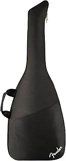 Fender Economy Gig Bag for Electric Guitar, Suitable for Most Guitar Shapes, 5mm Padding with Nylon Lining, Handle and Backpack Straps, Storage Pocket, Black