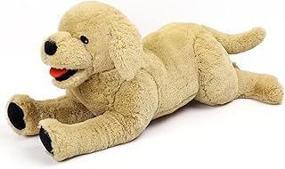 LotFancy Plush Golden Retriever, Soft Cuddly Dog Toys, Large Stuffed Puppy, Gift for Kids, Christmas Toys