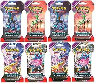 Pokemon TCG: Scarlet and Violet Temporal Forces Sleeved Booster Pack 8 Packs