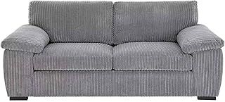Sofa Selection Jumbo Cord 2-Seater Sofa: Enhance Living Room Comfort with Our Stylish 2-Seater Jumbo Cord Sofa Collection (2 Seater, Grey)
