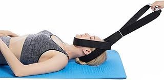GRISHA Neck Stretcher Strap,Neck Support belt,Spine Decompression Tool, Cervical Traction Device for Physical Therapy and Chiropractic Care (A)
