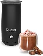 Dualit Hot Chocolate Maker & Milk Frother - 340ml Capacity - Ideal for Flat Whites, hot Chocolates, cappuccinos Lattes and More - One Touch Operation - Removable Whisk for Easy Cleaning – Cordless