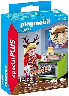 Playmobil 70877 Special Plus Christmas Baker, Fun Imaginative Role-Play, PlaySets Suitable for Children Ages 4+