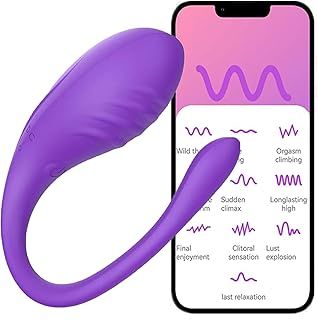 Wearable Vibrator Bluetooth Love Eggs Vibrabrater for Women, Mini Bullet Phone Control Vibrater with 10 Modes and APP Remote Control,G-Spot Adult Couples Clitoral Stimulator Sex Toys massage -A003