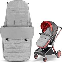 Cosytoes Footmuff, 4 in 1 Universal Pushchair Footmuff, Waterproof and Windproof, Warmer Footmuff Cosy Toes Fleece Lined Universal Fitting for Pushchair Pram Stroller Buggy (Grey)