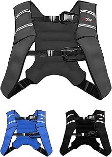 Xn8 Adjustable Weighted Vest 3.5 kg 5 kg 8 kg 10 kg Neoprene Weighted Vests for Men Women Running Jogging Walking Gym Workout Strength Training