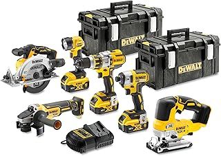DEWALT DCK664P3 18v XR Cordless Brushless 6 Piece Power Tool Kit 3 x 5ah Li-ion