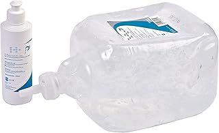 5L Ultrasound Gel with 250ml Refill Bottle | 5 Litre Clear Transmission Gel | Non Staining, CE Certified