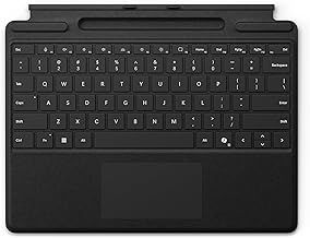 Microsoft Surface Pro Keyboard with Slim Pen Storage | Black | Compatible with Surface Pro (11th Edition), Surface Pro 9, or Surface Pro 8