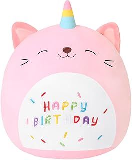 Cute Cat Plush Pillow - 10" Kawaii Unicorn Cat Plush Toys Gifts for Kids 25CM