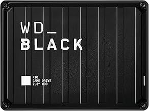 WD_BLACK P10 5TB Game Drive, portable HDD, works with Playstation, Xbox, PC, & Mac, save up to 125 games