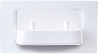 in-Wall Twin Electronic Toothbrush Charger by ProofVision Compatible with Oralraun Electric Toothbrushes. Fascia Plate in a 3 Colour Choices (Charger)