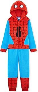 Marvel Onesies for Boys, Spiderman Onesie, Fleece Boys Pyjamas