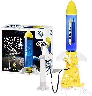 PLAYSTEM Water Rocket Launcher for Kids - DIY Science Stem Toys - Xmas Gift for Boys & Girls