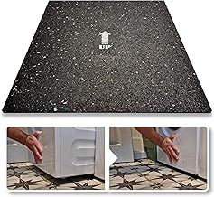 Norvic® EasyFit Anti-vibration Washing Machine Mat | Premium Quality, Eco-Friendly & Anti-Slip Mat with Patented Installation Aid | 600 x 600 x 8mm