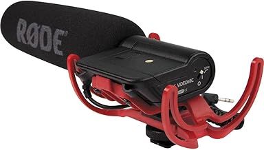 RØDE VideoMic On-camera Shotgun Microphone with High-pass Filter and Pad for Filmmaking, Content Creation and Location Recording