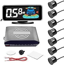 GoolRC Car Parking Sensor Rear Reversing Radars System with 8 Parking Sensors Distance Detection + LCD Distance Display + Sound Warning Buzzer