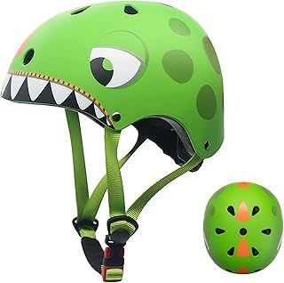 Kids Helmet for 2-8 years old Boys Girls Toddler Bike Helmets Lightweight Dinosaur Multi-Sports Helmet Safety Protection Gear for Cycling Skateboard Scooter, Kids Gifts