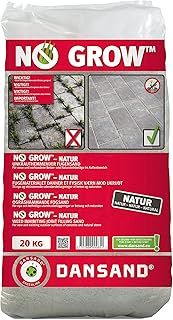 No Grow 20kg Easy Fix Brush in Jointing Paving Sand | Sand for Patio, Block Paving Sand, Suitable for All Paving Types - Beige