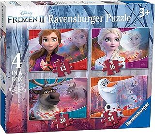 Ravensburger Disney Frozen 2-4 in Box (12, 16, 20, 24 Pieces) Jigsaw Puzzles for Kids Age 3 Years Up