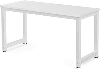 Computer Desk, Office Workstation, Laptop Table, Dining and Gaming Table for Home Office, White-1